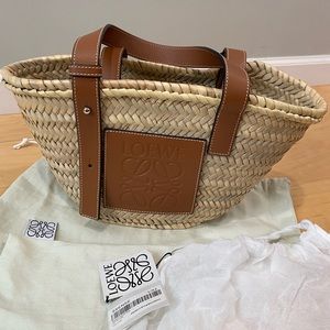 Loewe Small Busket Staw Tote